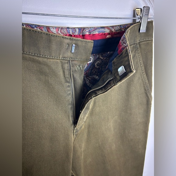 Meyer Fabric by Cramer Olive Green Men's jeans Size 30x32 minimalist neutral - Picture 6 of 15